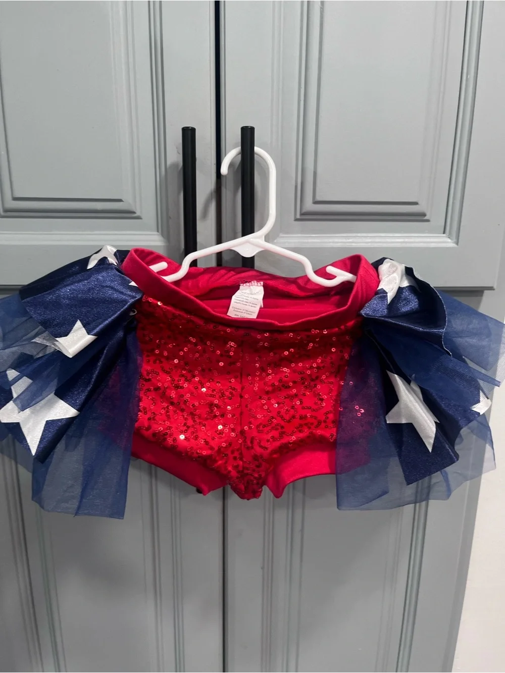 Weissman Style 11756  Patriotic Red Navy White Child Small/Intermediate
